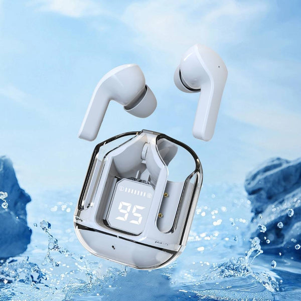 Buy 1 = Get 1 - Transparent wireless earphones with LED display